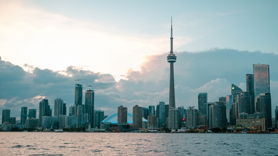 L'horizon de Toronto.