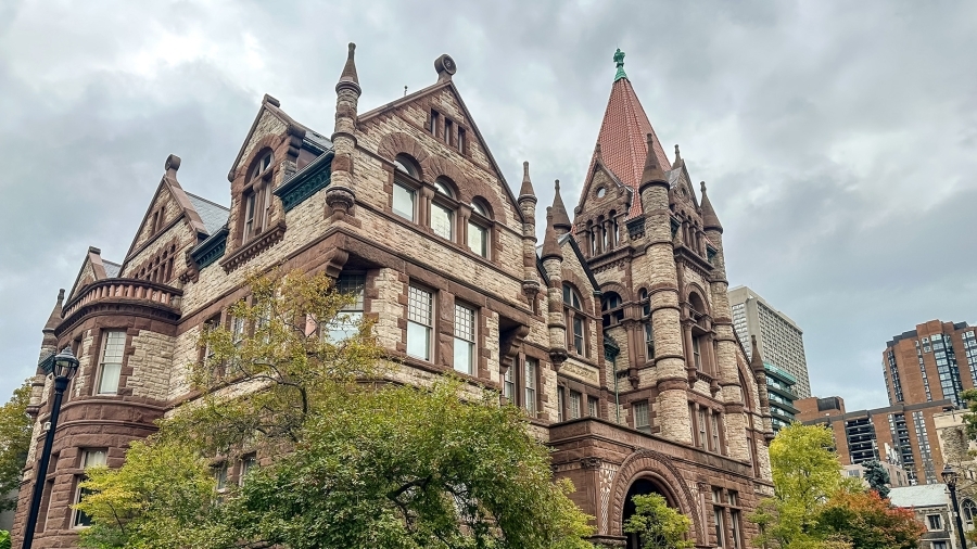 A building on the University of Toronto campus.