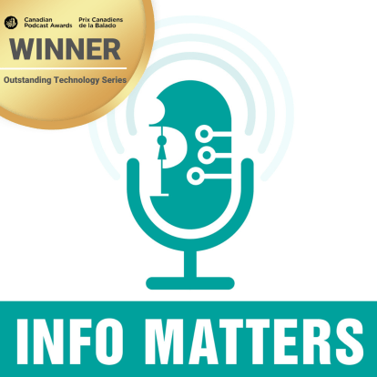 Info Matters Podcast Awards Cover Graphic