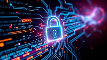 A digital lock.